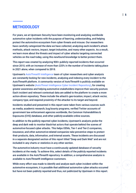 Upstream:2022年全球汽车网络安全报告(英文版)